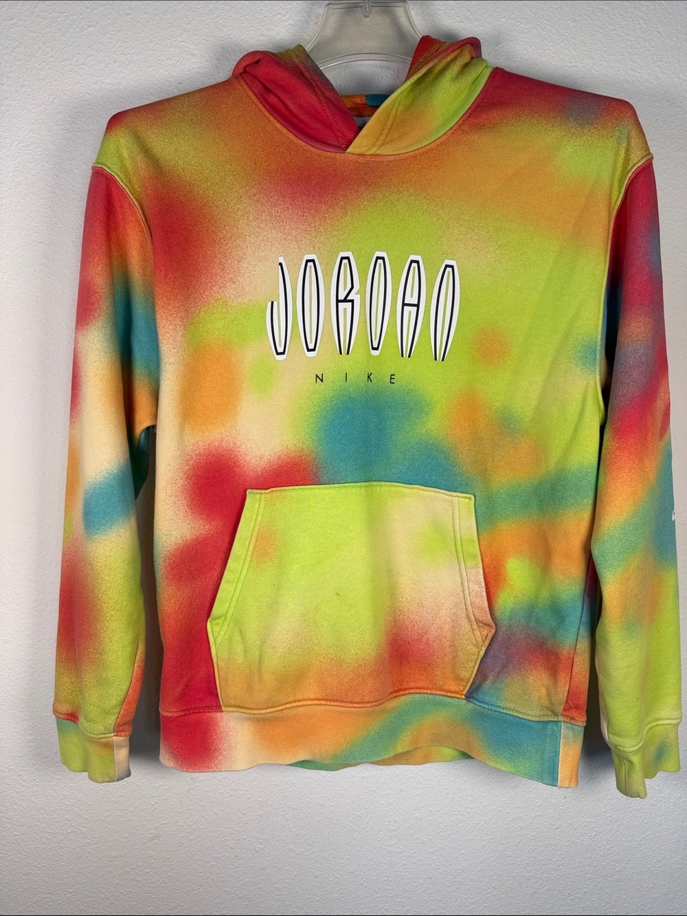 Men's Nike Air Jordan Flight MVP Fleece "Tie-Dye" Hoodie size Small - Picture 4 of 12